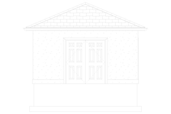 Exterior - Front Elevation 3 for Traditional House Plan #1060-146, 0 bath