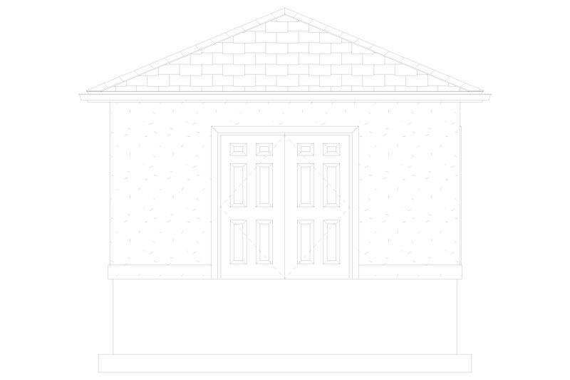 Home Plan - Exterior - Front Elevation 3 for Traditional House Plan #1060-146, 0 bath
