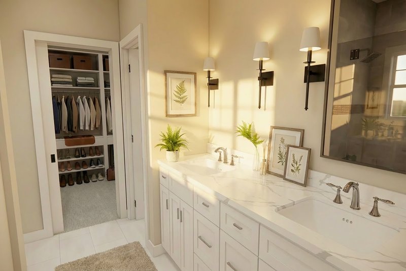Dream House Plan - Interior - Master Bathroom for Farmhouse House Plan #51-1529 - 3 bed, 2 bath
