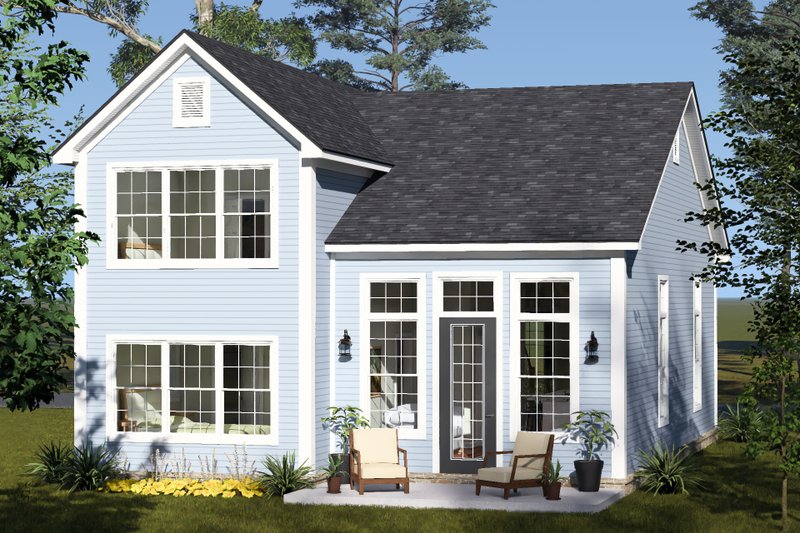 Dream House Plan - Exterior - Other Elevation 4 for Cottage House Plan #513-2478 - 3 bed, 3 bath