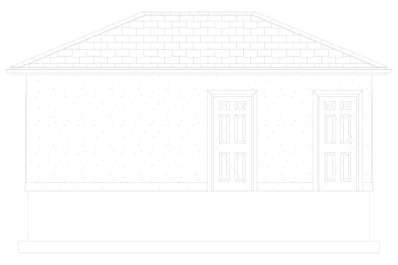 Exterior - Other Elevation 4 for Traditional House Plan #1060-146, 0 bath