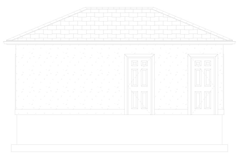 Home Plan - Exterior - Other Elevation 4 for Traditional House Plan #1060-146, 0 bath