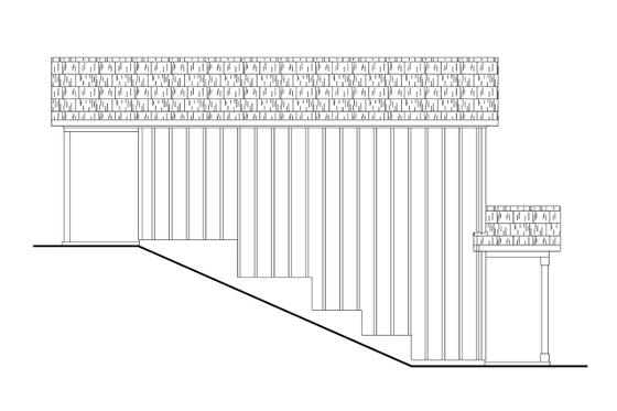 Exterior - Other Elevation for Craftsman House Plan #124-1364 - 1 bed, 1.5 bath