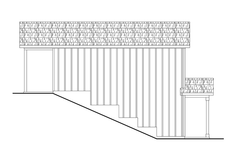 House Design - Exterior - Other Elevation for Craftsman House Plan #124-1364 - 1 bed, 1.5 bath