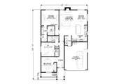 Craftsman Style House Plan - 3 Beds 2 Baths 1603 Sq/Ft Plan #53-532 