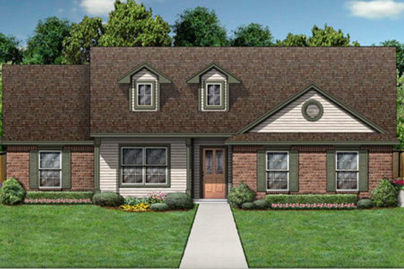 Cottage Style House Plan - 3 Beds 2 Baths 1928 Sq/Ft Plan #84-490
