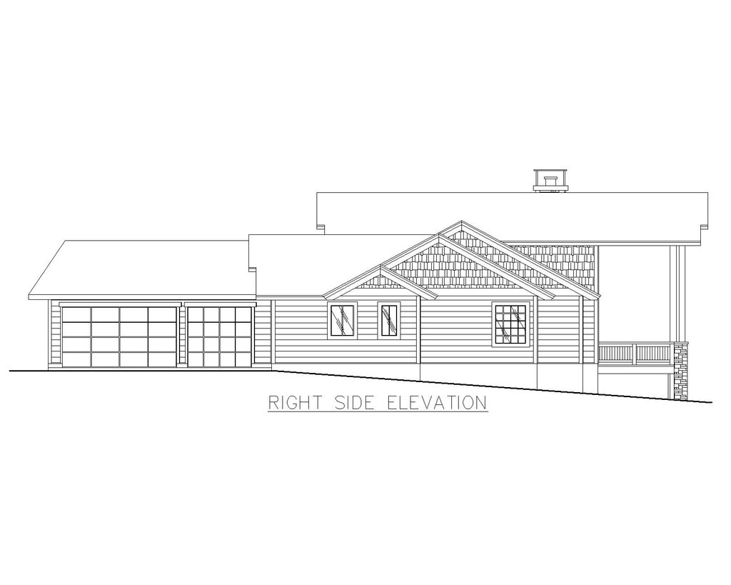 Exterior - Other Elevation for Craftsman House Plan #117-1085 - 3 bed, 2.5 bath