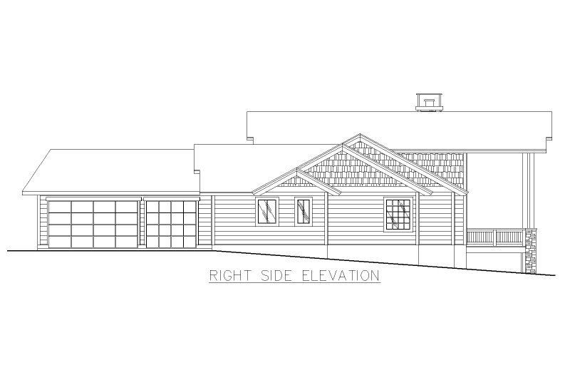 Home Plan - Exterior - Other Elevation for Craftsman House Plan #117-1085 - 3 bed, 2.5 bath