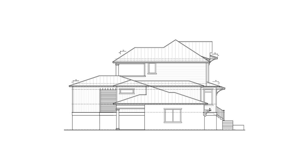 Exterior - Other Elevation 1 for Traditional House Plan #938-149 - 4 bed, 4 bath