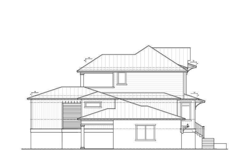 Architectural House Design - Exterior - Other Elevation 1 for Traditional House Plan #938-149 - 4 bed, 4 bath