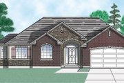 Traditional Style House Plan - 3 Beds 2.5 Baths 1608 Sq/Ft Plan #5-112 