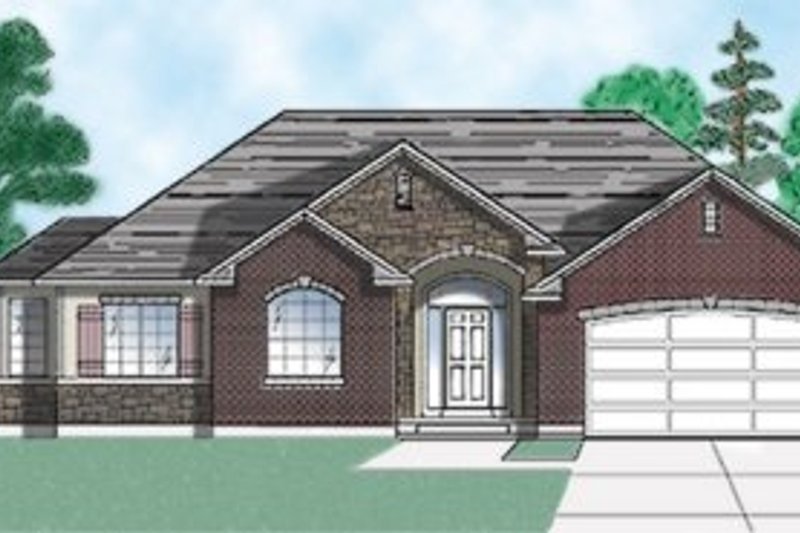 House Design - Traditional Exterior - Front Elevation Plan #5-112