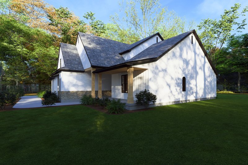 Dream House Plan - Exterior - Other Elevation 1 for Farmhouse House Plan #1111-28 - 4 bed, 2.5 bath