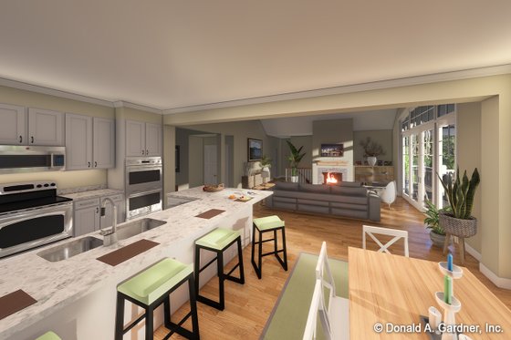 Interior - Other 1 for European House Plan #929-1015 - 4 bed, 4 bath