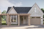 Modern Style House Plan - 3 Beds 3.5 Baths 2997 Sq/Ft Plan #455-331 