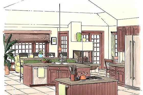 Photo 1 for European House Plan #312-629 - 4 bed, 3 bath