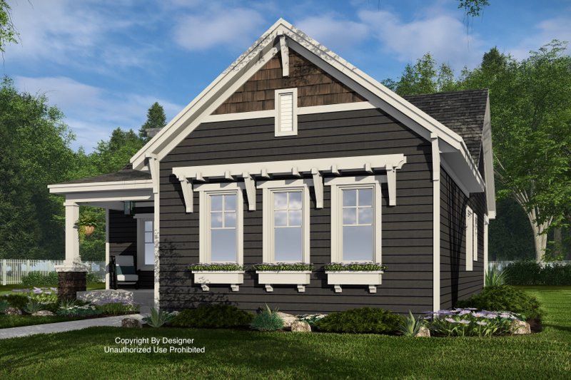 House Design - Exterior - Front Elevation 6 for Farmhouse House Plan #51-1390 - 3 bed, 2.5 bath