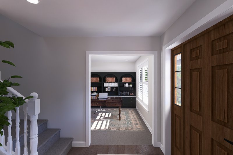 Dream House Plan - Interior - Entry 2 for Traditional House Plan #1060-427 - 4 bed, 2.5 bath