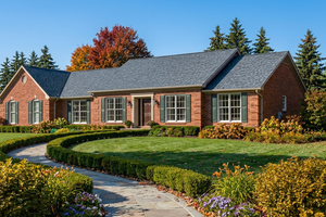 Architectural House Design - Exterior - Front Elevation for Southern House Plan #30-176 - 3 bed, 2.5 bath
