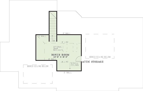Home Plan - European Floor Plan - Upper Floor Plan #17-111