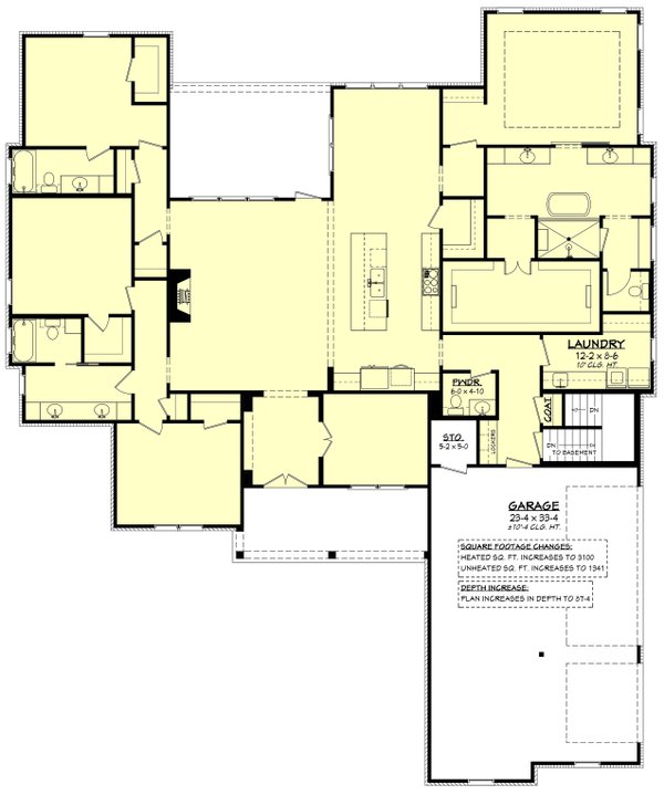 Architectural House Design - Farmhouse Floor Plan - Other Floor Plan #430-291
