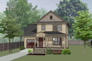 Country Exterior - Front Elevation Plan #79-271
