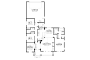 Craftsman Style House Plan - 3 Beds 2 Baths 1771 Sq/Ft Plan #48-808 
