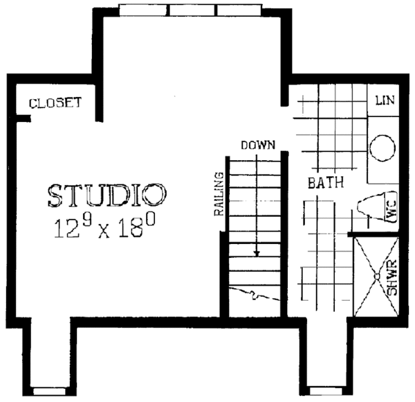 House Blueprint - Classical Floor Plan - Other Floor Plan #72-983