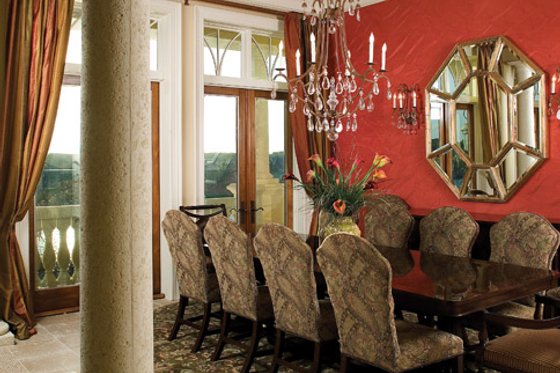 Interior - Dining Room for Mediterranean House Plan #929-900 - 5 bed, 6.5 bath