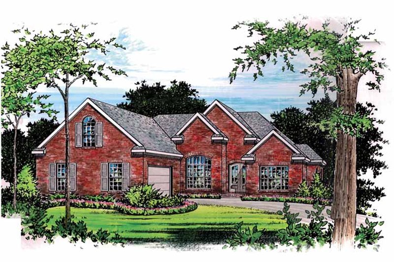 Architectural House Design - Exterior - Front Elevation 3 for Traditional House Plan #15-301 - 3 bed, 2 bath