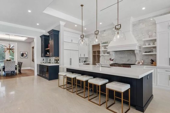 Interior - Kitchen 2 for Contemporary House Plan #548-66 - 5 bed, 5.5 bath