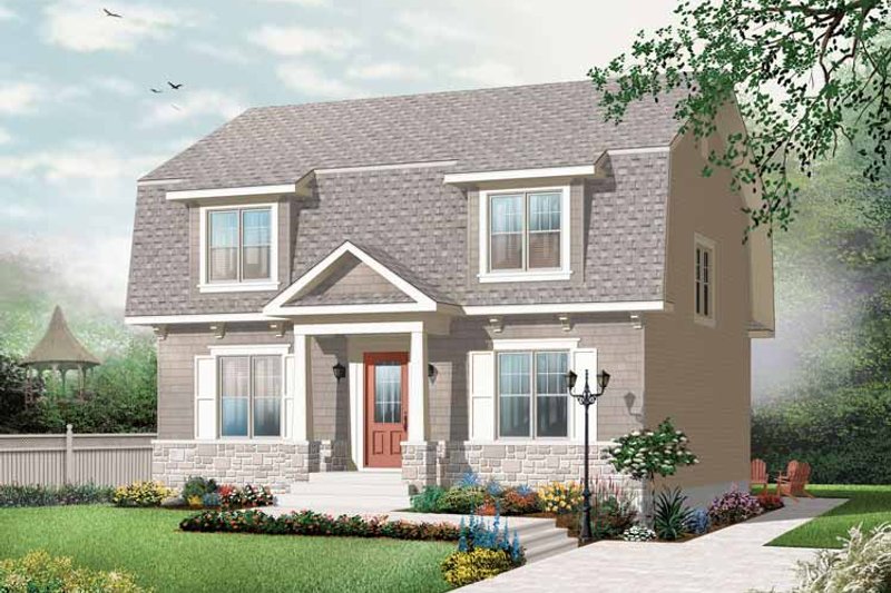 Home Plan - Colonial Exterior - Front Elevation Plan #23-2415