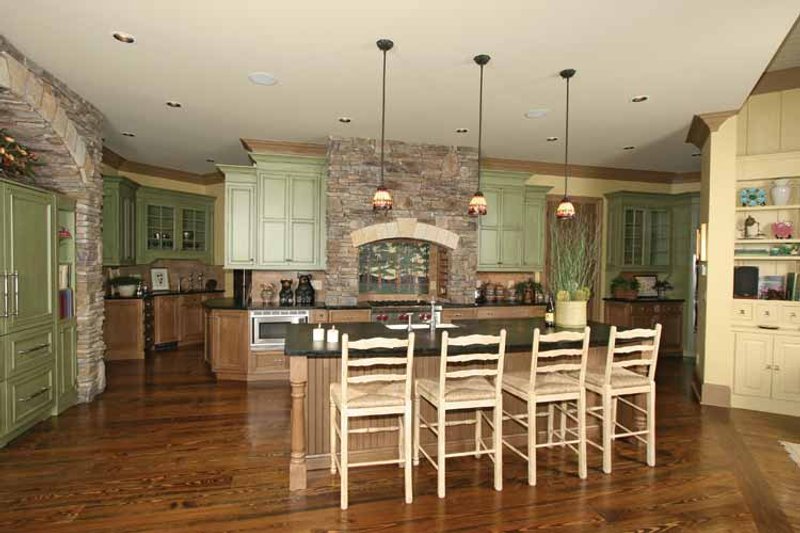 Architectural House Design - Interior - Kitchen 1 for Craftsman House Plan #54-245 - 3 bed, 2.5 bath