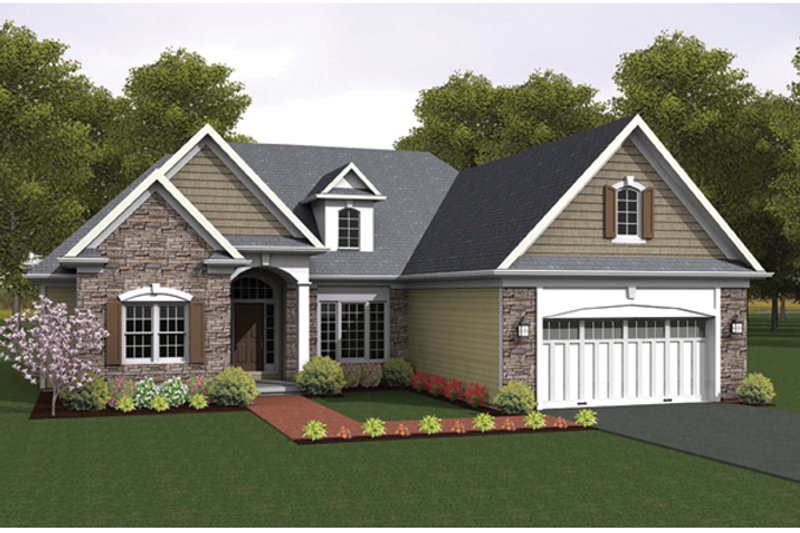 Home Plan - Ranch Exterior - Front Elevation Plan #1010-45