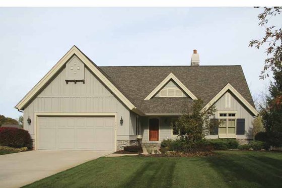 Exterior - Front Elevation 1 for European House Plan #928-153 - 3 bed, 2.5 bath