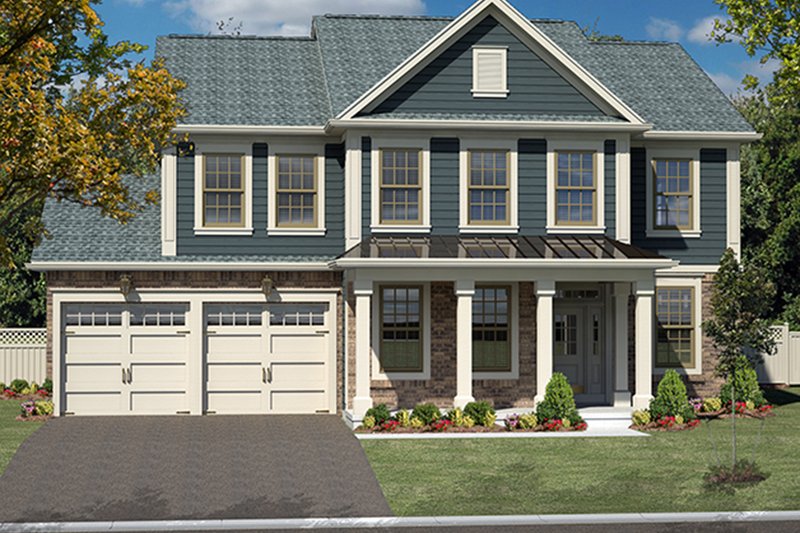 Colonial Style House Plan - 4 Beds 3.5 Baths 2754 Sq/Ft Plan #316-279