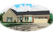 Country Style House Plan - 3 Beds 2 Baths 1228 Sq/Ft Plan #81-13862 