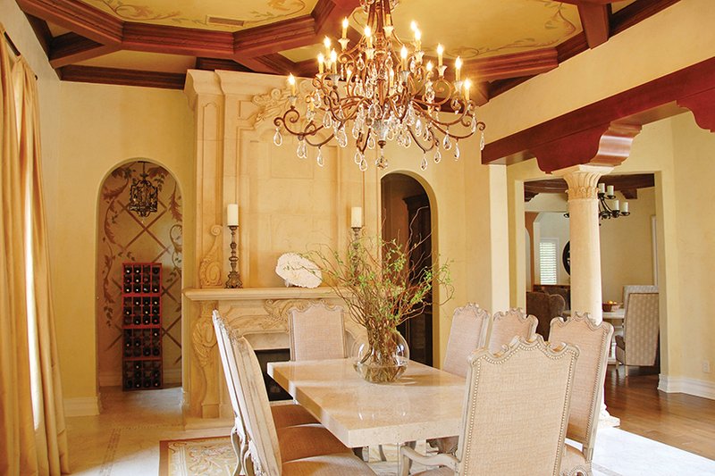 House Design - Interior - Dining Room 2 for Mediterranean House Plan #1058-11 - 5 bed, 5 bath