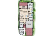 Mediterranean Style House Plan - 2 Beds 2 Baths 2033 Sq/Ft Plan #27-345 