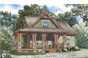 Country Style House Plan - 3 Beds 2 Baths 1374 Sq/Ft Plan #17-3345 