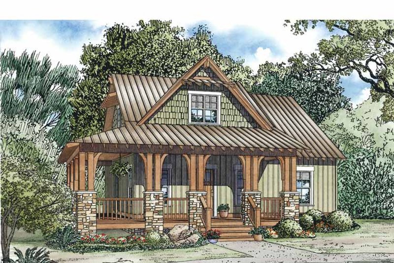 House Plan Design - Country Exterior - Front Elevation Plan #17-3345