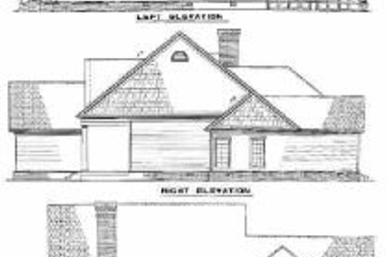 Exterior - Rear Elevation for Farmhouse House Plan #17-457 - 5 bed, 4 bath
