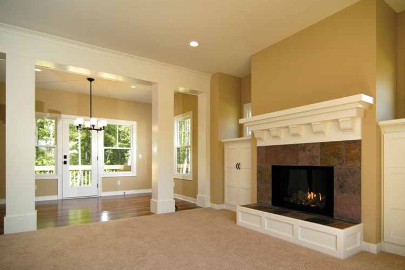 House Blueprint - Interior - Family Room for Country House Plan #928-96 - 3 bed, 2.5 bath
