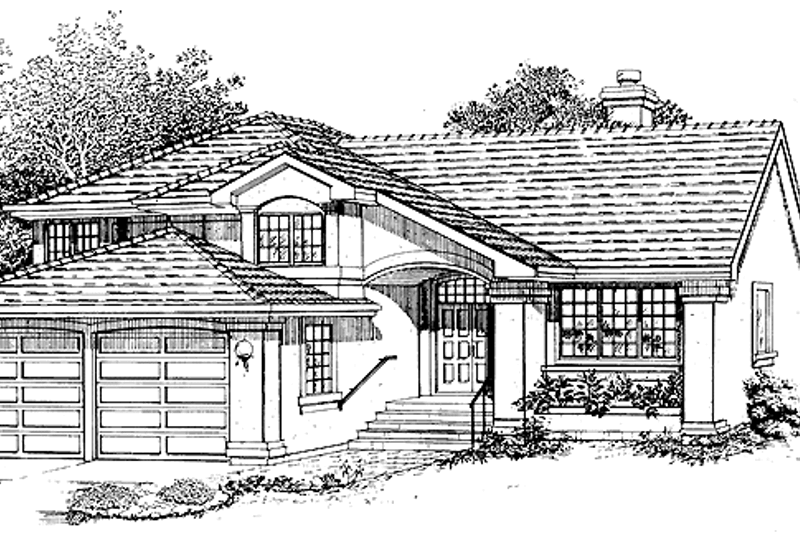Architectural House Design - Craftsman Exterior - Front Elevation Plan #47-770