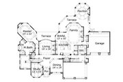 European Style House Plan - 4 Beds 3.5 Baths 4773 Sq/Ft Plan #411-288 