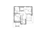 European Style House Plan - 3 Beds 2 Baths 1965 Sq/Ft Plan #23-2440 