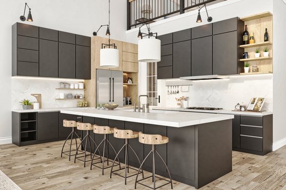 Interior - Kitchen for Farmhouse House Plan #54-669 - 3 bed, 2 bath