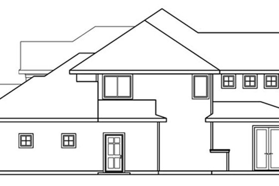 Exterior - Other Elevation 1 for Craftsman House Plan #124-481 - 5 bed, 3.5 bath