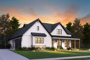 Farmhouse Style House Plan - 3 Beds 2.5 Baths 1673 Sq/Ft Plan #1074-115 