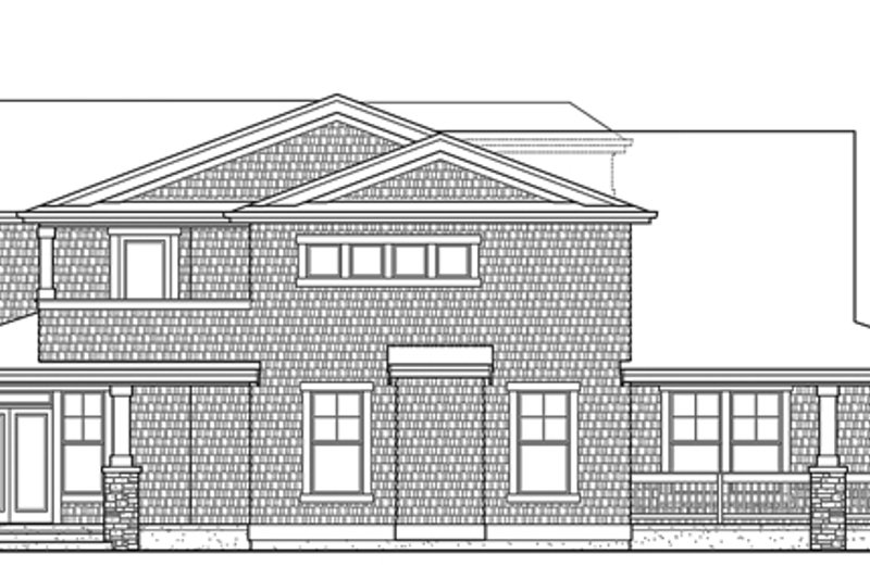 Dream House Plan - Exterior - Other Elevation 1 for Country House Plan #132-497 - 4 bed, 3.5 bath